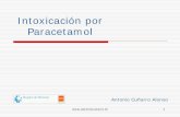 Intoxicación por  · PDF fileEl primer caso de lesión hepática asociado a ingesta de paracetamol fue descrito por ... Uso controvertido hace años: también absorbería la NAC,