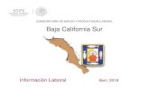 Baja California Sur - gob.mx · PDF fileNacional Baja California Sur Periodo 19,418,455 169,774 Diciembre 2017 Tasa de Desocupación (por ciento) 1/ 3.4 4.3 Noviembre 2017 Conflictividad