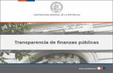 Transparencia de finanzas públicas - cepal.org · PDF fileLas NICSP mejoran la rendición de cuentas de la administración, ... de 2010, sobre presentación de Estados ... •Proyecto