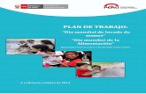 PLAN DE TRABAJO - .: MINSA :. - Ministerio de Salud del Perú · PDF fileDescentralizado de Salud, con la finalidad de lograr el desarrollo de la persona humana, a través de la promoción,