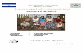 “Proyecto de Agua Potable y Saneamiento Rural · PDF fileREPUBLICA DE NICARAGUA AMERICA CENTRAL “Proyecto de Agua Potable y Saneamiento Rural “PROPUESTA DE FACTIBILIDAD” Comunidad