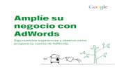 Amplíe su negocio con AdWords - · PDF fileLe damos la bienvenida a «Amplíe su negocio con AdWords», una guía que le ... clave y el texto de los anuncios de su campaña, identificamos