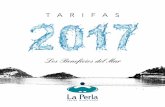TARIFAS - la-perla. · PDF fileS El poder regenerador del Mar La talasoterapia consiste en la utilización del agua de mar y de otros elementos marinos, algas, sales, barros