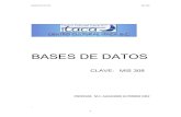 BASES DE DATOS - aiu.edu de datos/pdf leccion 1/lección 1.pdf · programado para consultas. El programa de alto nivel SQL es un lenguaje de consulta estructurado que analiza grandes