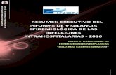 RESUMEN EXECUTIVO DEL INFORME DE VIGILANCIA  · PDF filevigilancia epidemiolÓgica de infecciones intrahospitalarias en el instituto nacional de enfermedades neoplÁsicas