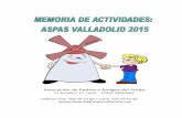 Asociación de Padres y Amigos del Sordo - …… · Las 107 familias asociadas en ASPAS Valladolid tienen un total de 124 hijos con discapacidad auditiva, con edades comprendidas