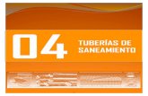 04 TUBERÍAS DE SANEAMIENTO - iberagua.comiberagua.com/pdf/saneamiento_print.pdf · Tubería de saneamiento. ... perfil corrugado SN8 perfil liso SN4 Diam exterior 200 250 315 400