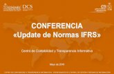 CONFERENCIA «Update de Normas IFRS» · PDF file• NIC 16: Propiedad, Planta y ... recuperación cuando se calcula el impuesto diferido de ... • El Consejo discutió un resumen