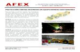PROTECCIÓN CONTRA INCENDIOS EN EQUIPO · PDF fileequipo contra incendios, ... Al elegir un sistema de extinción de incendios de vehículos, elija AFEX por la calidad de diseño y