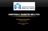 Anestesia y diabetes mellitus - Sociedad Peruana de ... · PDF fileREPERCUSIONES DE LA DIABETES EN EL MANEJO PERIOPERATORIO ... • Líquidos claros ... protección de los puntos de