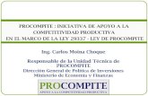 Presentación de PowerPoint - mef.gob.pe · PDF fileIng. Carlos Moina Choque Responsable de la Unidad Técnica de PROCOMPITE Dirección General de Política de Inversiones Ministerio