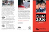 Opciones de Participación en PIRLS y prePIRLS · PDF filepaíses evalúen la comprension lectora de los ... Mejorar la enseñanza y el aprendizaje por medio ... (4to, 5to, o 6to año)