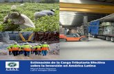 Estimación de la Carga Tributaria Efectiva sobre la Inversión … 2 - PECHO.pdf · Estimación de la Carga Tributaria Efectiva sobre la Inversión en América Latina Miguel Pecho