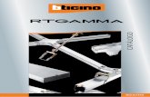 RG06FMX - Bermacbermac.com.mx/catalogos/bticino/canalizacion/RTGamma06.pdf · flexible para la conducción del cableado de circuitos ... con una altura fija de 75 mm y en tres medidas