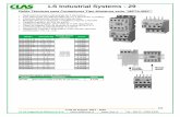 LS Industrial Systems - 29 -  · PDF fileReles de protección de sobre- carga: DO ... Vcc * 24 -60 vcc Ti0S Idem tipo P ... Cubierta protectora de polvo (DC)