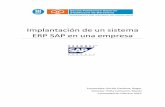 Implantación de un sistema ERP SAP en una empresaupcommons.upc.edu/pfc/bitstream/2099.1/18382/1/PFC_Implantación … · crear la documentación del proyecto y asignarlo a escenarios
