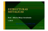 ESTRUCTURAS METALICAS parte 1-2013Fmetalicas-uv.weebly.com/uploads/8/7/8/7/8787102/... · ESTRUCTURAS METALICAS Prof. Alberto Moya Arredondo v.2013 Metalicas-uv.weebly.com 04/03/2013