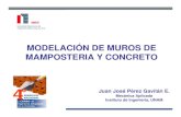 Análisis de estructuras de mampostería - · PDF fileexcitación dinámica, analisis espectral. J. J. Pérez-Gavilán, Inst. Ing. UNAM 4o Simposio Nacional de edificaciones de mampostería
