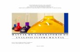 MANUAL DE LABORATORIO DE ANALISIS …titulaciones acido-base mediante el uso del ... Potenciometría en la construcción de las curvas de variación de ... cuando los métodos son