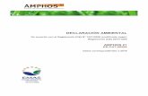 Declaracion ambiental Amphos 2015 v0 - gencat.catgencat.cat/mediamb/declaracions_ambientals/ES-CAT-000266.pdf · público, (estación de Selva de Mar del Metro), o bien a través