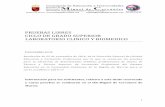 Documento Laboratorio Clinico y  · PDF file1 PRUEBAS LIBRES CICLO DE GRADO SUPERIOR LABORATORIO CLINICO Y BIOMEDICO Convocadas en la: Resolución de 22 de