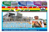 PRODUCIRÁ 2.100 TONELADAS MÉTRICAS DE UREA LA ... - · PDF fileLa Paz - Bolivia Año 1 Nº 17 DOMINGO 11 DE SEPTIEMBRE DE 2016 Parque Eólico de Qollpana inyecta 27 megavatios al