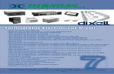 Termostatos Eléctronicos Dixell - · PDF file- Control de temperatura, humedad y presión serie XH, XP, XA Indicadores de humedad y presión - Control combinado de temperatura y humedad
