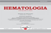 HEMATOLOGIA - sah.org.ar · PDF filehematologia argentina volumen 11 - nº 3 septiembre-diciembre de 2007 issn 0329-0379 imÁgenes en hematologÍa linfoma óseo o ...cutáneo artÍculos