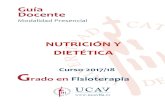 NUTRICIÓN Y DIETÉTICA -   · PDF filey competencias de la Nutrición y Dietética necesarias para el correcto ... INTRODUCCION A LA NUTRICION Y DIETETICA TEMA 2: