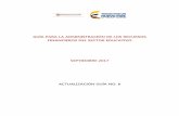 GUÍA PARA LA ADMINISTRACIÓN DE LOS RECURSOS · PDF file2.2 Presupuesto de gastos ... y aspectos generales del proceso presupuestal -incluyendo la programación, ... desagregados