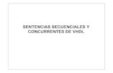 SENTENCIAS SECUENCIALES Y CONCURRENTES DE VHDL …edii.uclm.es/~miniesta/vhdl 2.pdf · SENTENCIA IF El orden en el que se sitúan las ‘condiciones’ dentro del if-elsif es importante,