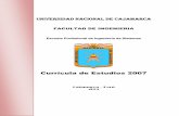 UNIVERSIDAD NACIONAL DE CAJAMARCA - …nuevo.unc.edu.pe/documentos/curriculos/sistemas - curriculo.pdf · EL SILABO ... Administración de Proyectos de Sistemas ... Universidad Nacional