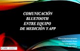 Comunicación Bluetooth entre equipo de medición y Appopenaccess.uoc.edu/webapps/o2/bitstream/10609/45766/6... · Comunicación Bluetooth entre equipo de medición y APP 4 2.- MOTIVO