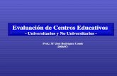 Evaluación de Centros Educativos - ocw.usal.esocw.usal.es/eduCommons/ciencias-sociales-1/investigacion... · Grupo de enlace Gerencia ... los centros escolares y para la Administración