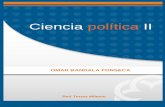 Ciencia política II - aliat.org.mx · PDF file2 ÍNDICE Introducción 4 Mapa conceptual 6 Unidad 1. La ciencia política 7 Mapa conceptual 8