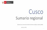 Sumario regional - demi.produce.gob.pedemi.produce.gob.pe/Content/files/doc_03/Regionales/Cusco.pdf · Elevada cobertura vial tras la mejora de la red ... las universidades públicas