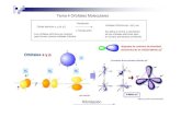 Tema 4 Orbítales Moleculares - edu.xunta. · PDF fileTema 4 Orbítales Moleculares Orbital atómico s, p (d y f) hibridación orbitales híbridos sp3, sp2 y sp Los orbitales atómicos