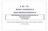 I.E.S. RICARDO BERNARDOiesricardobernardo.es/wp-content/uploads/2016/01/ROBÓTICA-3ºESO... · Sistemas de Control y Robótica 3ºESO Curso: 2016-17 Dpto ... La programación es una