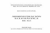 ADMINISTRACIÓN ECLESIÁSTICA - iglesiasecuador.comiglesiasecuador.com/Iglesias_Ecuador/Administracion_files/Admin... · Espiritual a través de la Adoración y el Estudio . Responder