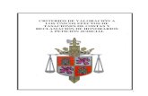 CRITERIOS DE VALORACIÓN A LOS ... - Abogados · PDF fileEjecuciones y Recursos de Apelación en materia de familia. ... Eficacia civil de las resoluciones de los Tribunales ... abogados