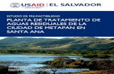 ESTUDIO DE PRE-FACTIBILIDAD PLANTA DE …pdf.usaid.gov/pdf_docs/PA00HSSC.pdf · diseño, construcción y mantenimiento de sistemas tratamiento de aguas residuales. San Salvador, El