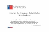 Examen del Evaluador -  · PDF fileExamen del Evaluador de Entidades ... Minsal. (Artículo N ... útil en la formación y evaluación de competencias