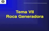 Tema VII Roca Generadora - Geología · PDF fileEl término Roca Generadora se ha empleado para asignar a las rocas que son ricas en materia orgánica que son o han sido capaz de generar