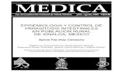 EPIDEMIOLOGIA Y CONTROL DE PARASITOSIS … Epidemiologia y... · EPIDEMIOLOGIA Y CONTROL DE PARASITOSIS INTESTINALES EN POBLACION RURAL DE SINALOA, MEXICO. ... (2). Desafortunadamente