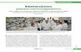 Interacciones planta-microorganismo Plantas05.pdf · productivas y estables con diversos grupos de investigación tanto en España como en el extranjero (EEUU, Inglaterra, ... planta,