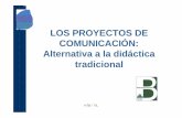 Los proyectos de comunicación: alternativa a la didáctica ...bloggeandolenguas.com/htb.til/Proyectosdecomunicacion.pdf · HTB / TIL Los proyectos de comunicación?Se insertan en