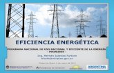 EFICIENCIA ENERGÉTICA - olade. · PDF fileEFICIENCIA ENERGÉTICA Ciudad de Quito, 8 de mayo de 2013 PROGRAMA NACIONAL DE USO RACIONAL Y EFICIENTE DE LA ENERGÍA - PRONUREE - Ing.