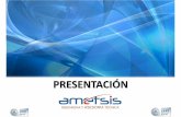 13-10-17 Presentacion Ametsis - SPPresentac… · INTRODUCCIÓN AMETSIS Mercado Todo tipo de vehículos del sector ferroviario a nivel internacional. Clientes • Constructores: CAF,