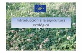 Introducción a la agricultura ecológicacultivos-tradicionales.com/upload/file/introduccion-ae-pdf.pdf · Agricultura biológica u orgánica • Su base se encuentra en la idea de