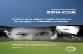 Análisis de la siniestralidad vial infantil en Uruguay. Un ... · PDF fileen Uruguay. Un enfoque preventivo. ... school program” las indican que señales de tránsito rreducen los